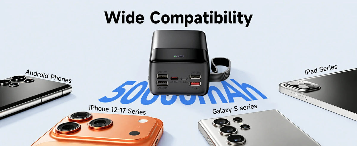 avepower dx273 50000mah fast charging power bank for travel