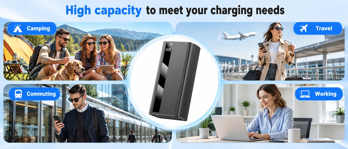 k134 power bank multi device charging