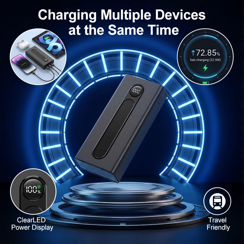 avepower k147 power bank side view