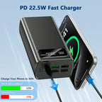 portable 30000mah power bank for outdoor use
