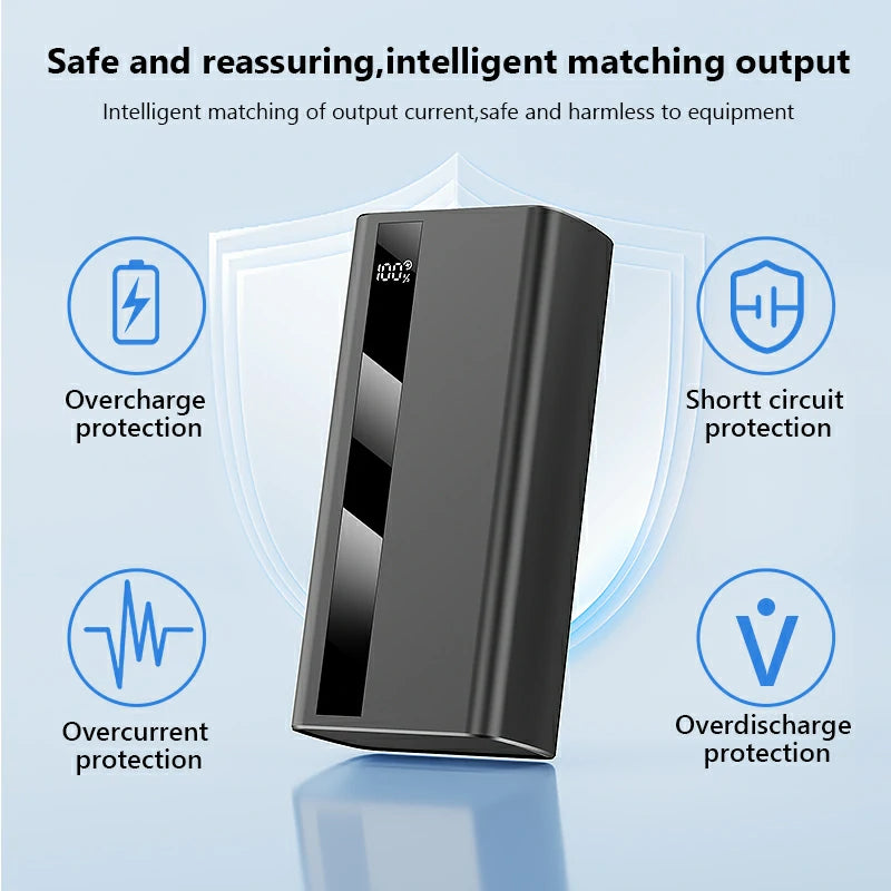k134 power bank with digital battery display