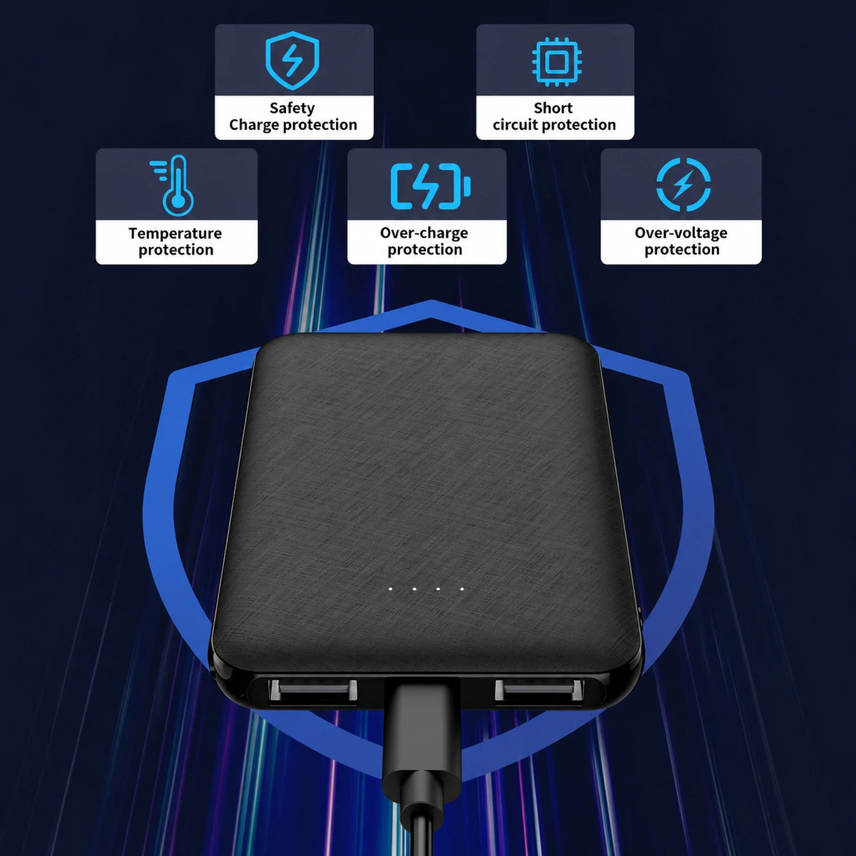 avepower 006 5000mah compact power bank for travel
