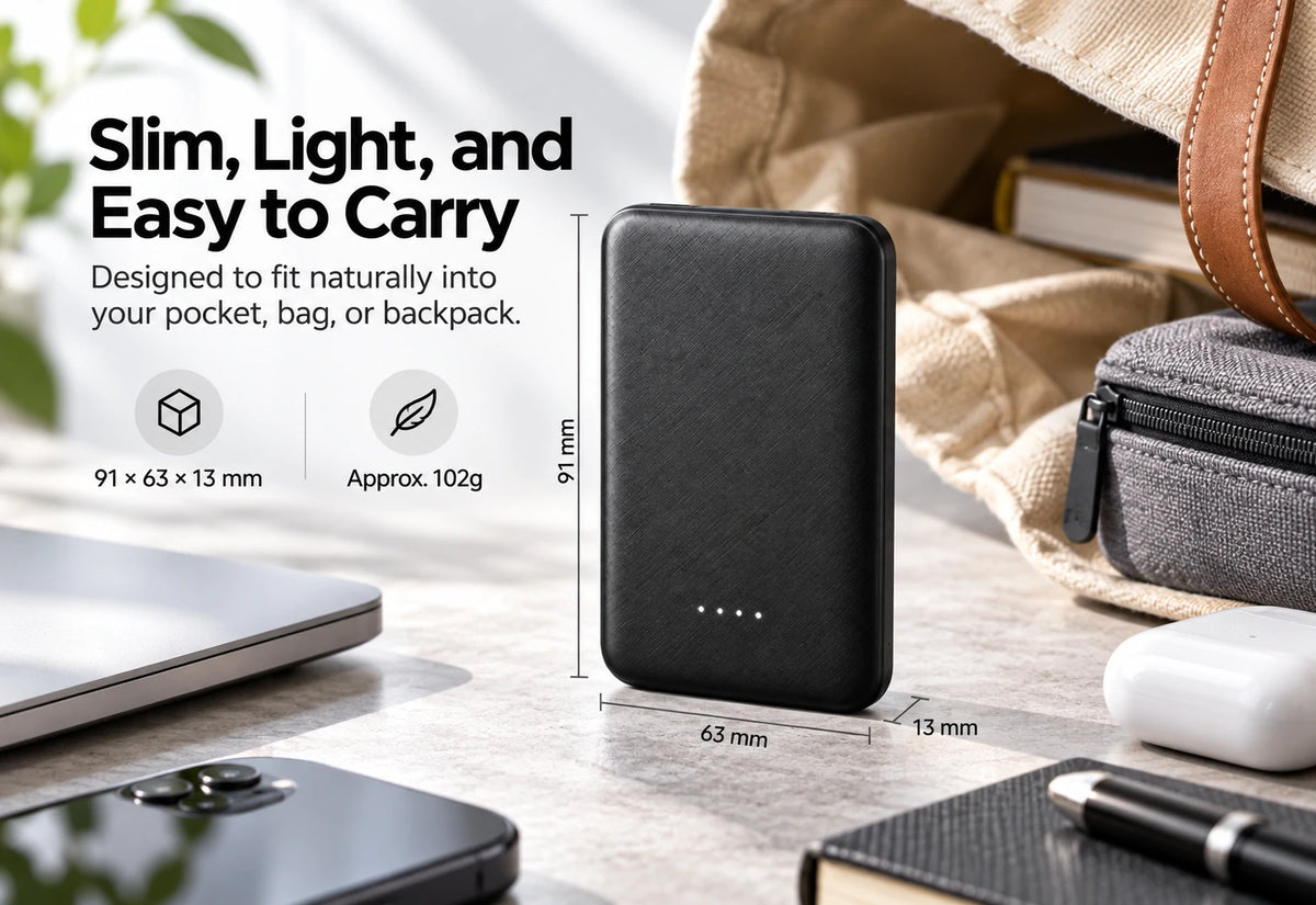avepower 006 5000mah lightweight portable charger for travel