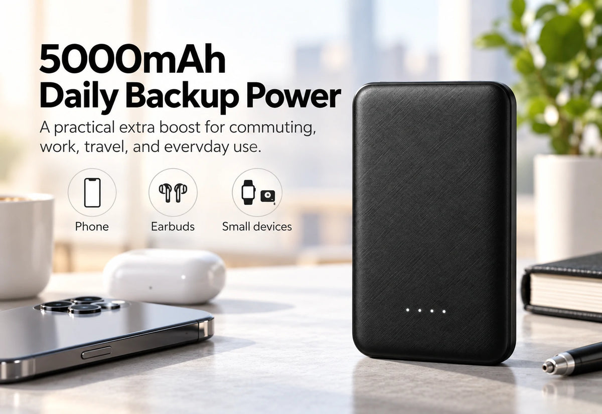 avepower 006 5000mah power bank charging two devices simultaneously