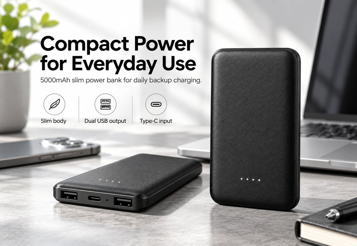 avepower 006 compact power bank with led battery indicators