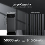 avepower dx273 50000mah power bank front view