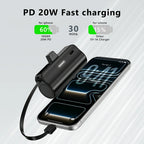 avepower k188 5000mah compact portable power bank front view