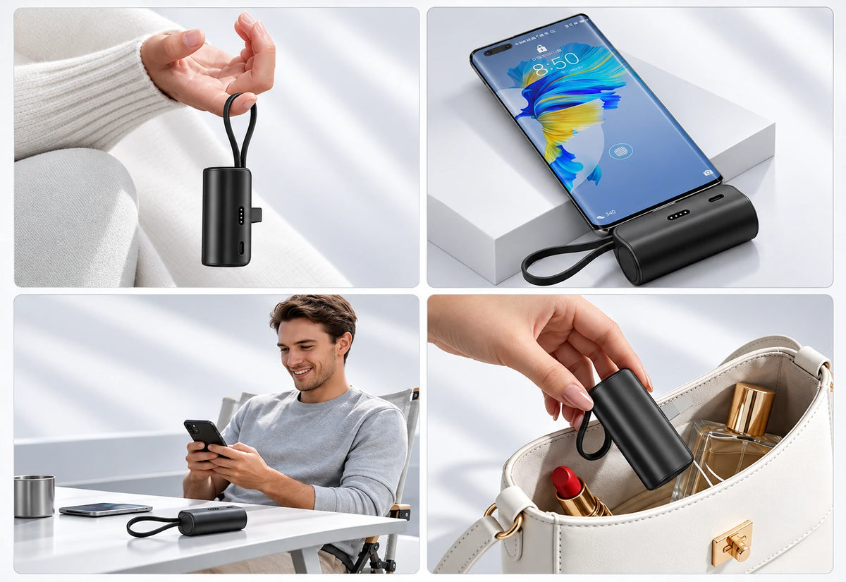 avepower k188 mini plug-in power bank portable design