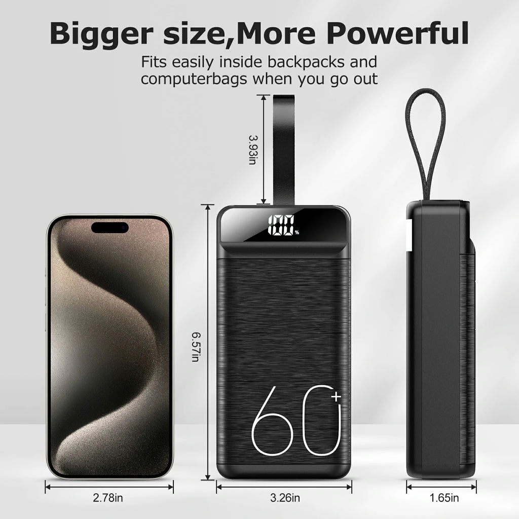 avepower q24 60000mah power bank charging multiple devices