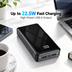 avepower t82 20000mah portable charger with digital battery display