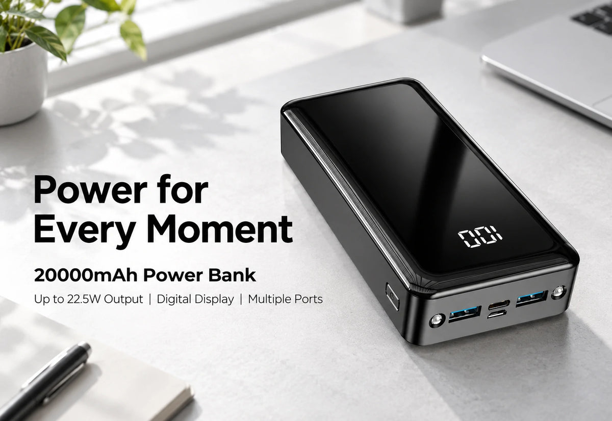avepower t82 power bank charging a smartphone with usb output