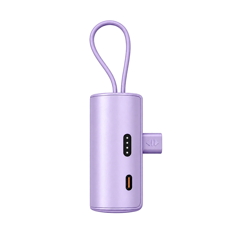 k188 mini power bank 5000mah purple